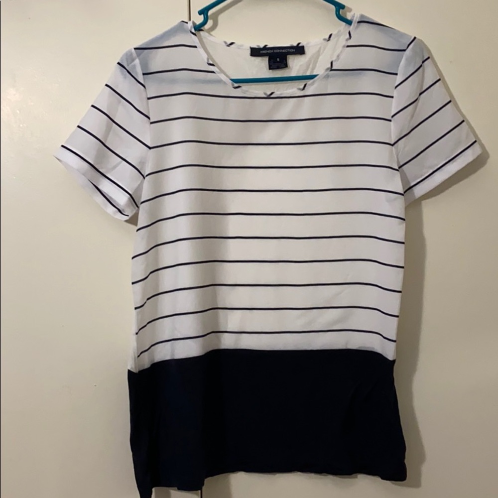 Chiffon Stripe top